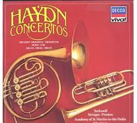 Horn - Barry Tuckwell (tracks: A4 to A6) Orchestra - Academy Of St. Martin-in-the-Fields bOrgan - Simon Preston (tracks: B1 to B3) Photography [Front Cover] - K. Brune Trumpet - Alan Stringer (tracks: A1 to A3) - Haydn / Tuckwell - Stringer - Preston - Academy Of St. Martin-in-the-Fields - Marriner ?- Haydn Concertos - Trumpet Horn Organ Vinyl LP