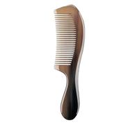 Horn Combs, Wide Tooth Hair Brush Natural Anti-Static Horn Comb, Handmade Bone Brush, Beard Massage Health Care for Men and Women, 09 x 1,97 x 0,31 pollici, Sturdy Design