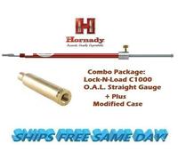 Hornady Lock-N-Load Dritto Oal Calibro C1000 + 338 Lapua Mag Modificato Custodia