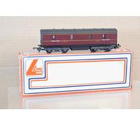 Hornby 305358 LMS Maroon GUV Bogie Coach, Scatola Originale, 1:76