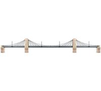 Hornby R8008 Grande Ponte Di Sospensione 00 Gauge T48
