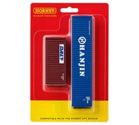 Hornby DAL & Hanjin Container Pack Gauge OO Per Freight Container