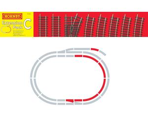 Hornby Ferrovia Estensione Pista Pacchetti per Modello Ferrovia - Calibro di Oo