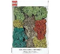 Hornby Francia - Busch - 7101 - Circuito - Treno - Pacchetto rocce cespugli di licheni, Modelli/Colori Assortiti, 1 Pezzo