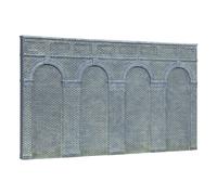 Hornby High Level Arched Retaining Walls x 2 (Engineers Blue Brick)