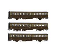 RIVAROSSI HR4369 Set 3 Corbellini 2 assi, terza classe, castano/isabella FS