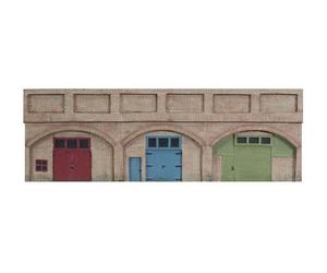 Hornby Low Relief Viaduct with Lock Ups 2 Red Brick