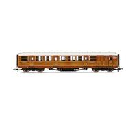 Hornby - R40454 LNER Gresley Corridor Teak Coaches Brake 3rd 21437