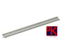 Hornby R601 - 2 x 00 Controllo Setrack Doppio Dritto 335mm Lungo IN Alpacca RM48