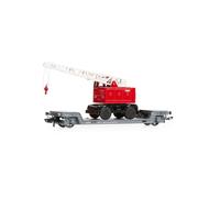 Hornby R60238 Br Loriot Y Macchinari Vagone Merci Con Coles Crane Model Railway