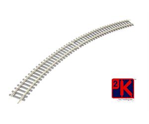 Hornby R607 - 6 X Setrack Curvo Doppio 2° Raggio 438Mm 00 Gauge 1° Classe Post