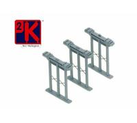 Hornby Set 3 Pilastri grigi per binari/treno, scala: 1:76