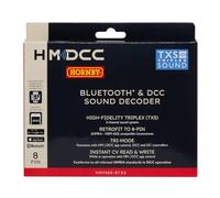 Hornby-HM7000-8TXS: Bluetooth e DCC Sound Decoder (8 Pin), Gioco da Tavolo, Colore Bianco, Taglia unica, R7336