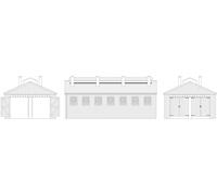 Hornby R7394 GWR Dunster Engine Shed, Segnali Lungo la Linea ed Edifici per Modellini Ferroviari