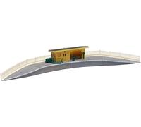 HORNBY R8229 Stazione ferroviaria con banchina, in curva