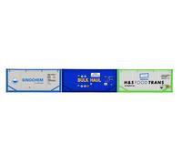 Hornby Sinochem, Bulk Haul & H&S Foodtrans, Container Pack, 3 x 20' Tanktainers