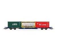 Hornby TT:120 TT6030 Touax KFA Carro container con 3x20 container