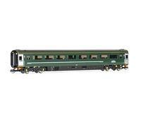 Hornby TT TT:120 Gauge TT4031D GWR, Mk3 Trailer Standard Open, 42579, Era 11 Materiale rotabile, Carrozze per modellismo Ferroviario, Colore Verde