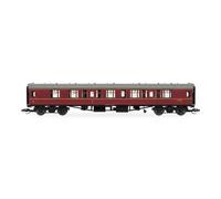 Hornby TT TT:120 Model Railway TT4001A BR Mk1 Composite Corridor E15468, 5 e Pacchetti di carrozze, Colore Bordeaux, Taglia Unica