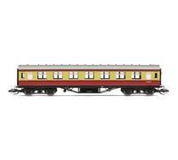 Hornby TT TT, TT4037, BR 57' Corridoio Terzo, M2001M, Epoca 4, Ferrovia, Materiale rotabile, Carrozze, Colore Rosso e Crema