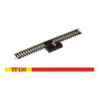 Hornby TT TT8001 Binario di collegamento elettrico con scartamento TT, Binari extra per modellini ferroviari, Binari di trenini giocattolo, Include: 1x Binario elettrico da 166 mm