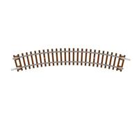 Hornby TT TT8003 scartamento TT, 30 Extra per Set di modellini ferroviari, Pezzi di binari del Trenino, Include: 1x Curva del 1° Raggio da 267 mm, Colore Marrone