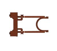 Hornby - TT TT8010 Buffer Stop, Pezzi di Ricambio e Accessori per Treni per modellini ferroviari OO Gauge, accoppiamento e Strumenti di modellazione, 1 x Buffer Stop, Scala 1:120