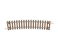 Hornby - TT TT8017 Mezza curva scartamento TT, 4° raggio 15°, Pezzi di binario extra per modellini ferroviari, pezzi di binari del trenino, include: 1x curva Haf 4° raggio da 396 mm