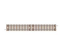 Hornby TT8002 TT Gauge Straight Track - Pezzi di binari extra per modellismo ferroviario, pezzi per treni giocattolo, include binario TT modello dritto - Hobby da uomo - Scala 1:120, marrone