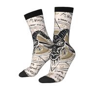 Horned Goat Head And Octagonal Star Unisex Calze Trekking Classiche Calzini Lavoro Traspirante Calzini Sportivi Per Pilates Corsa Yoga