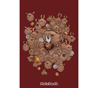 Hornet’s Rest Hollow Knight Silksong Fleass Seamles Pattern Notebook: 120 Pages 6x9, Blank Lined Notebook, Journal, Diary, Note Pad, Writing Notes, For Students, Work or Personal Use