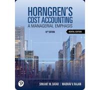 Horngren's Cost Accounting (RENTAL EDITION)