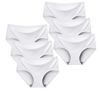 Hornice Confezione da 6 Biancheria Intima Senza Cuciture per Ragazze di Media Altezza Tinta Unita Biancheria Intima Invisibile Slip Invisibili,8-18 Anni