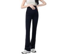 Hornice Leggings Premaman Donna Cintura in Vita Regolabile Basic Pantaloni per Gravidanza Pantaloni da Jogging Pantaloni da Yoga