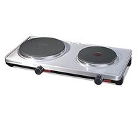 Rommelsbacher Piano cottura AK 3099/E Acciaio inox Superficie piana Piastra sigillata 2 fornelli