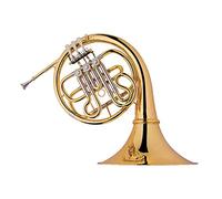 Horns - Corno a fiato in Sib, 3 tasti, colore: oro laccato