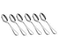HornTide 6 pezzi Tea Spoon Set dessert cucchiaio di caffè in acciaio inox lucidatura a specchio 5.5-Inch 14cm