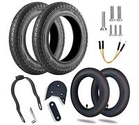 HORO.ES Kit Pneumatici Rinforzati da 10" Pollici con Camere Aria e Distanziatore 3D per Scooter Xiaomi M365/PRO (Kit Wanda Black)