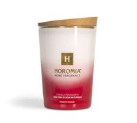 HOROMIA Candela Profumata Vigneto Rosso 350g - Intenso Profumo fino a 75 Ore - Profumatore per Ambienti