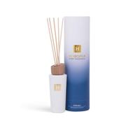 HOROMIA Diffusore Profumo Ambiente con Bastoncini Fiori Blu 200ml - Diffusore in Vetro con Bastoncini in Rattan