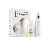 HOROMIA Horotwins Profuma Bucato 250ml e Deo Tessuti Spray 250ml - Confezione Regalo White