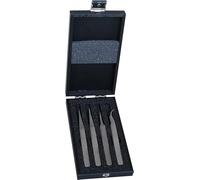 Horotec MSA12.382 - Assortimento di 4 pinzette (n. 1-3-5-7) in acciaio 100% antimagnetico. Fornito in scatola di legno.