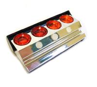 Horotec MSA17.201 - Orologio Oliatore Set - 4 Olio Coppa Placcati Cromo Base -