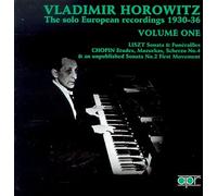 Horowitz, Vladimir - Complete Europeon Solo Recordings 1