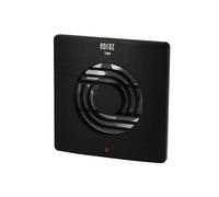 HOROZ ELECTRIC Aspiratore da Bagno 120 mm 15W Nero HELIX - Ventilatore Estrazione in ABS con Griglia di Protezione 47 dB - Estrattore d'Aria Silenzioso IP20