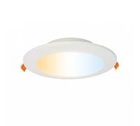 HOROZ ELECTRIC Faretto LED da Incasso per Cartongesso 3CCT 12W 3000K/4000K/6500K 1050lm Ø110mm- Plafoniera Ultrasottile Rotondo 230V Non Dimmerabile Bianco Downlight per Cucina Soggiorno Corridoio