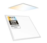 HOROZ ELECTRIC Pannello LED da Soffitto 60x60x2,8cm - 50 W 3CCT 3000K/4000K/6500K ANDROMEDA - Pannello LED da Incasso - 5000 lm - Bianco - 230 V - Lampada Quadrata per Ufficio e Casa