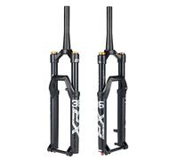 Horquilla Delantera de montaña, Horquilla Boost para Bicicleta de montaña, eje pasante de 110 x 15 mm, suspensión DH de 26, 27,5 y 29 pulgadas, ajuste de rebote, recorrido de 140 mm, Freno de Disco d