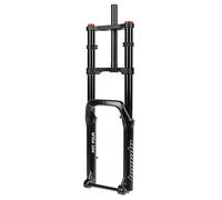 Horquilla Delantera de montaña, Horquilla de 20x5.0'' para bicicletas Fat Bike, suspensión neumática de Doble hombro para montaña, recorrido de 120 mm, rebote Ajustable, eje pasante de 150 mm, para b