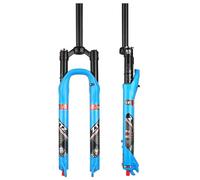 Horquilla Delantera de montaña, Horquilla de suspensión neumática para Bicicleta de montaña de 26/27,5/29 pulgadas, 120 mm de recorrido, ajuste de rebote, cierre rápido de 9 mm, bloqueo Manual/remoto
